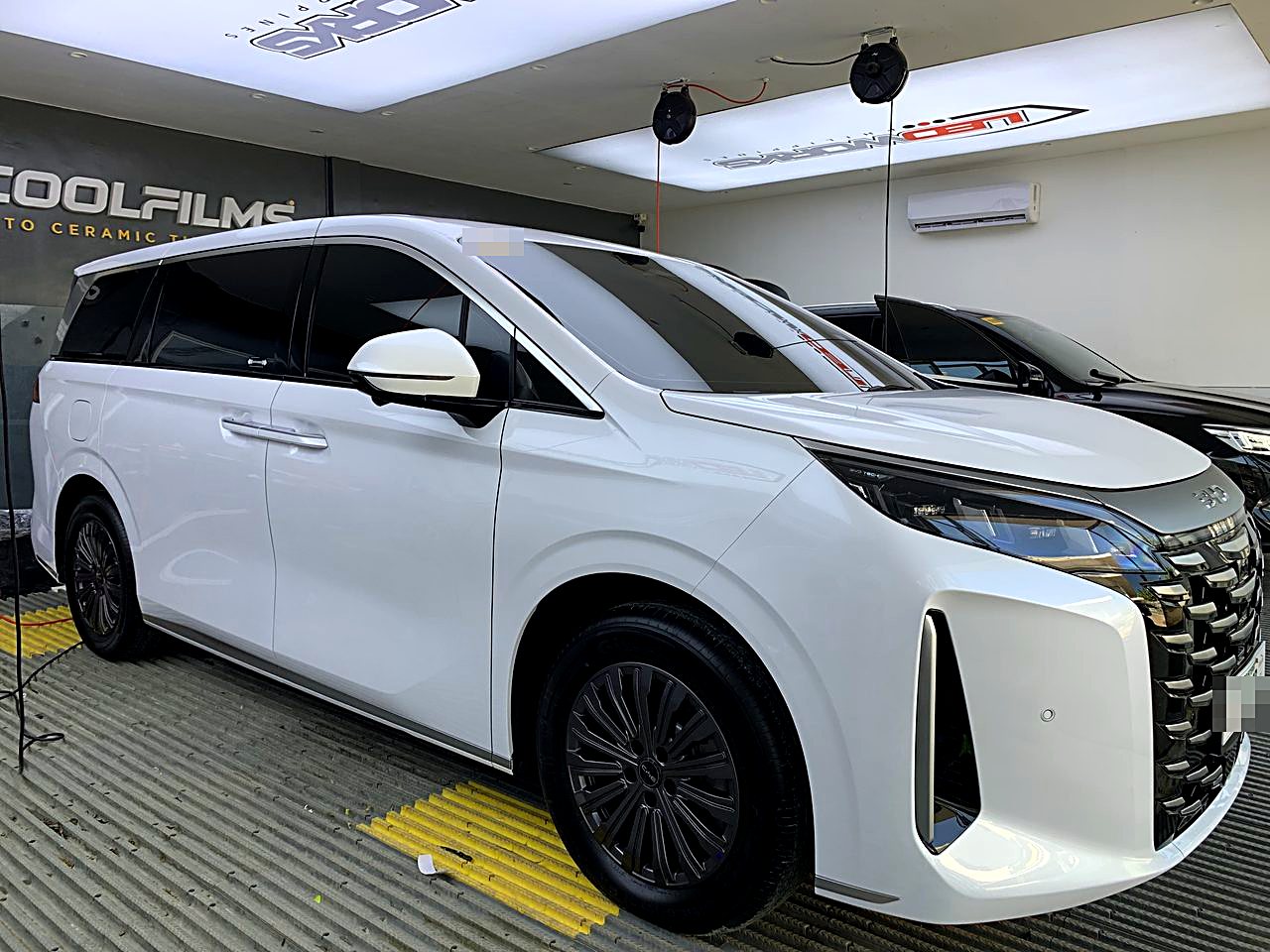 BYD eMax 9 ceramic coated by LEDWorks